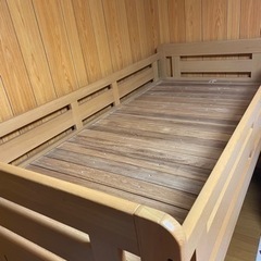 ベッド　ロフトベッド　マットレス付