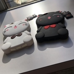 iPhone初代SE/5/5S ケース 猫臨場感 柔らかいシリコン素材の画像