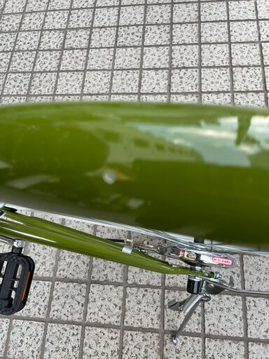 ２０２２年４月 購入 ２７インチ サイクルアサヒ カゴ付 ビーチクルーザー グリーン