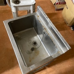 ステンレス製　流し台の画像
