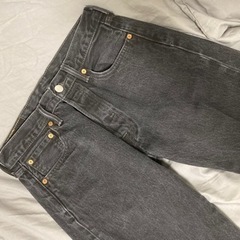 Levi’s 501 ブラックデニムの画像