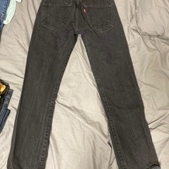 Levi’s 501 ブラックデニムの画像