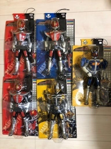 新品未開封　4種5体セット　仮面ライダー　電王　ビッグサイズソフビフィギュア インブリスター