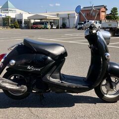 YAMAHA VINO ビーノ 人気のブラック　通勤　通学　4スト 低燃費　バッテリー新品の画像