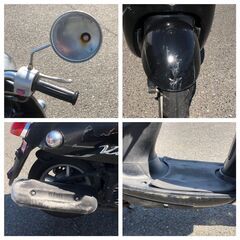 YAMAHA VINO ビーノ 人気のブラック　通勤　通学　4スト 低燃費　バッテリー新品の画像