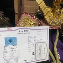 中古　五月人形、5月飾り、端午の節句、3段飾りの画像