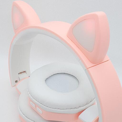 【※ラスト1個になりました】新品未使用 猫耳 ヘッドホン Bluetooth LED