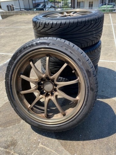 RAYS ホイールタイヤ4本セット　18インチ