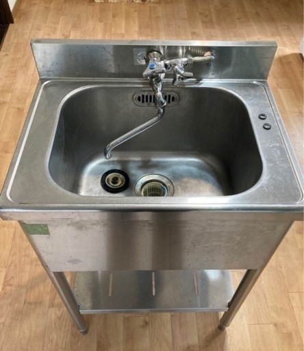 【お譲り決定】値下げ‼️業務用　一層シンク　流し台【直接取引】