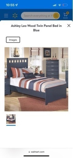 【値下げ】Ashleyツインベッド