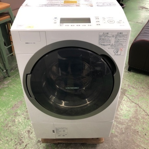 安心6ヵ月保証　ドラム式洗濯乾燥機　東芝　TW-117V6 2018年製