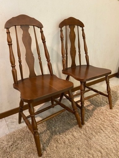 ダイニングチェアー2脚