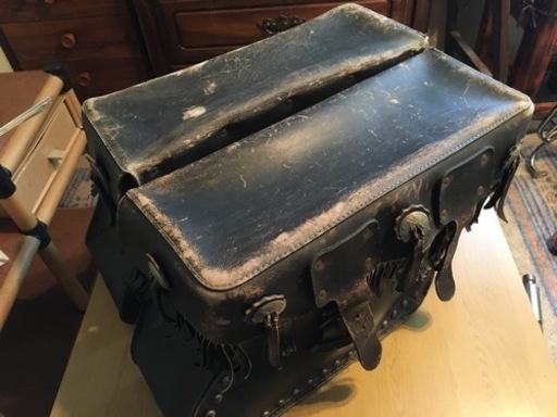 ハーレー純正◆ショベル◇FLH◆本革サドルバッグ◇サイドバッグ◆エボ◇ビンテージ