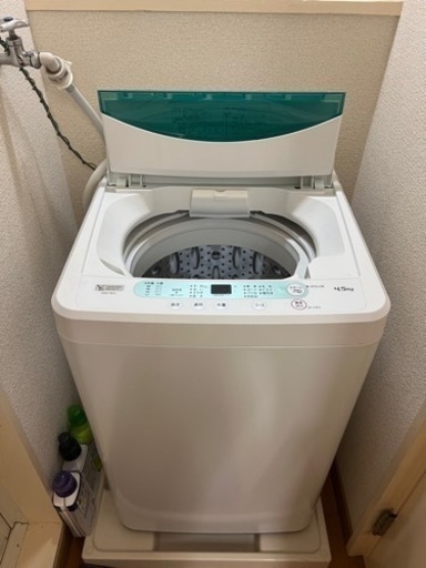 【さらに値下げしました】洗濯機4.5kg ヤマダセレクト　良品(使用10回程度)