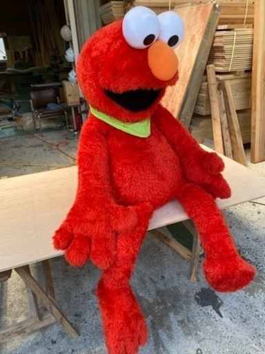 美品★エルモ特大ぬいぐるみ約100㎝セサミストリート セサミストリート エルモ ぬいぐるみ