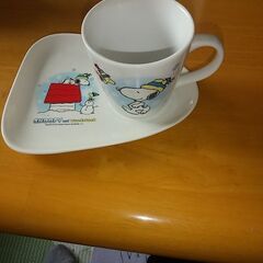 スヌーピーのカップ、ソーサー