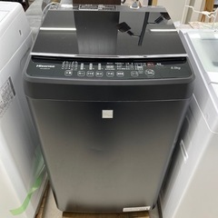 ハイセンス 全自動洗濯機 HW-G55E7KK 2020年 洗濯容量5.5kg ブラック 渦巻式 標準使用水量約98L Hisense