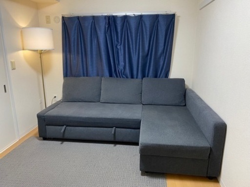 美品 IKEA コーナーソファーベッド