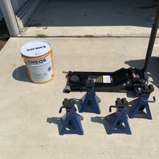 ジャッキ　リジットラック　エンジンオイル20L セット　10W-30