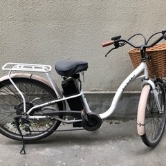 26インチ 電動アシスト自転車207 シマノ製６段変速機 最新後...