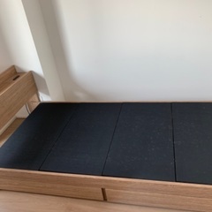 LOWYAシングルベッド　NITORI N-sleepマットレス付きの画像