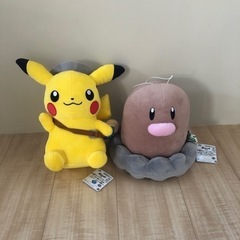 新品！！　ポケモン　ポケットモンスター　ぬいぐるみ　2点セット　...