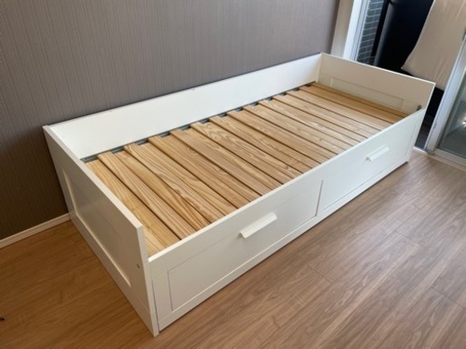 IKEA ベッド　収納付き　拡張