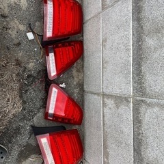 18 クラウン　テール　ライト　ランプ　左右セット　LED アクリル　ファイバー　REVIER