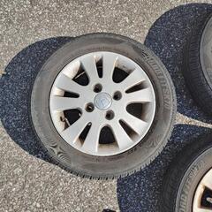 アルミホイール　155/65r 13　ホンダライフから取り外し