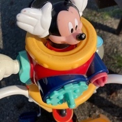 ミッキー　三輪車　手押し車　補助付　自転車の画像