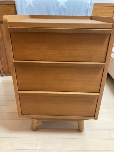 【unico】ウニコ ALBERO アルベロ テレフォンスタンド/3段チェスト