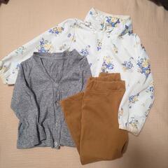 決まりました  サイズ90 春秋服（プチマイン、ユニクロ、MUJI）