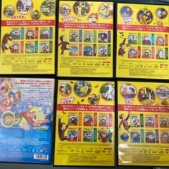 値下げ★おさるのジョージ DVD 6枚セットの画像