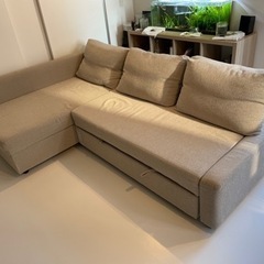 【定価7万】美品IKEAソファベッド フリーヘーテンFRIHET...