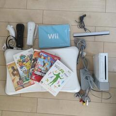 wii・ソフト5つ・バランスWiiボード (シロ)　