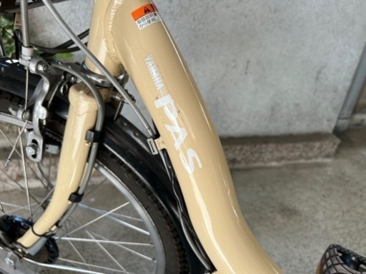 【お取引決定しました】ヤマハPASコンパクト　20インチ　ベージュ　電動自転車