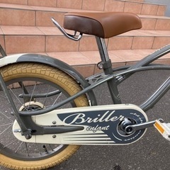 ◆子ども用自転車　ビーチクルーザー　16インチ　補助輪付きの画像