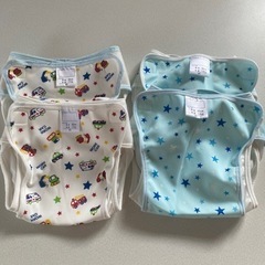 【美品】サイズ80・90    オムツカバー4点セット☆の画像