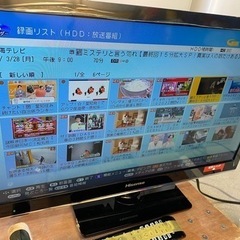お薦め品‼️シャープブルーレイハードディスク1TByte レコーダー 2016年の画像