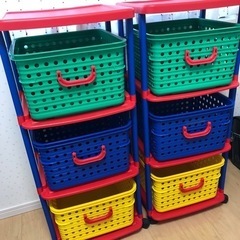 収納棚　オモチャ箱　2個の画像