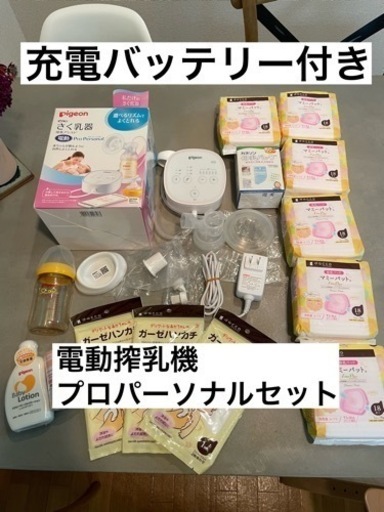 ピジョン電動搾乳機ProPersonal 充電バッテリー付