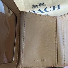 新品　COACH　コーチ　花柄のミニ財布　三つ折り　フローラルプリントの画像