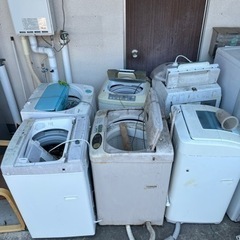 洗濯機数台 ジャンク品の画像