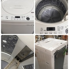 ⭐人気メーカー！！新生活応援セット⭐S381★2021年製★6ヶ月保証★SHARP★冷蔵庫+洗濯機の家電2点セット★2ドア冷蔵庫★5.5k洗濯機⭐動作確認済⭐クリーニング済の画像