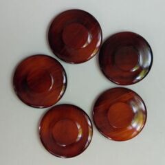 茶托、菓子器セット　木製です。