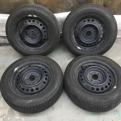 鉄ホイールタイヤセット　175/65R14