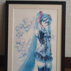 【値下げ】初音ミク オリジナル複製原画の画像
