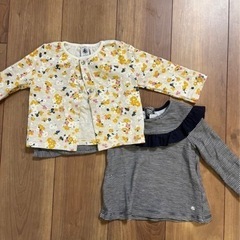 サイズアウトした洋服の画像