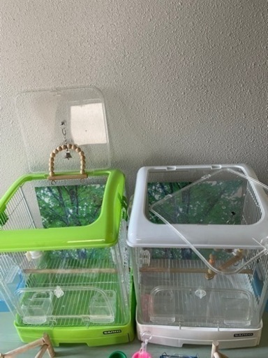 鳥かごケージ・文鳥飼育セット