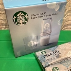 スタバ　ラテシェイカー　ラテグラス　アイスコーヒー　オリガミ　新品　スターバックスの画像